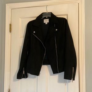 Old Navy NWT Soft Suede Black Jacket Sz Small